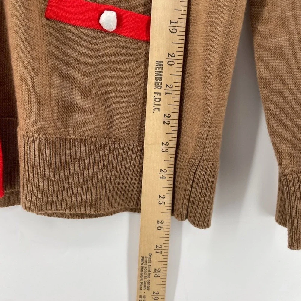 Coach Cardigan Sweater  Women S 100% Merino Wool Designer Old Money Quite Luxury